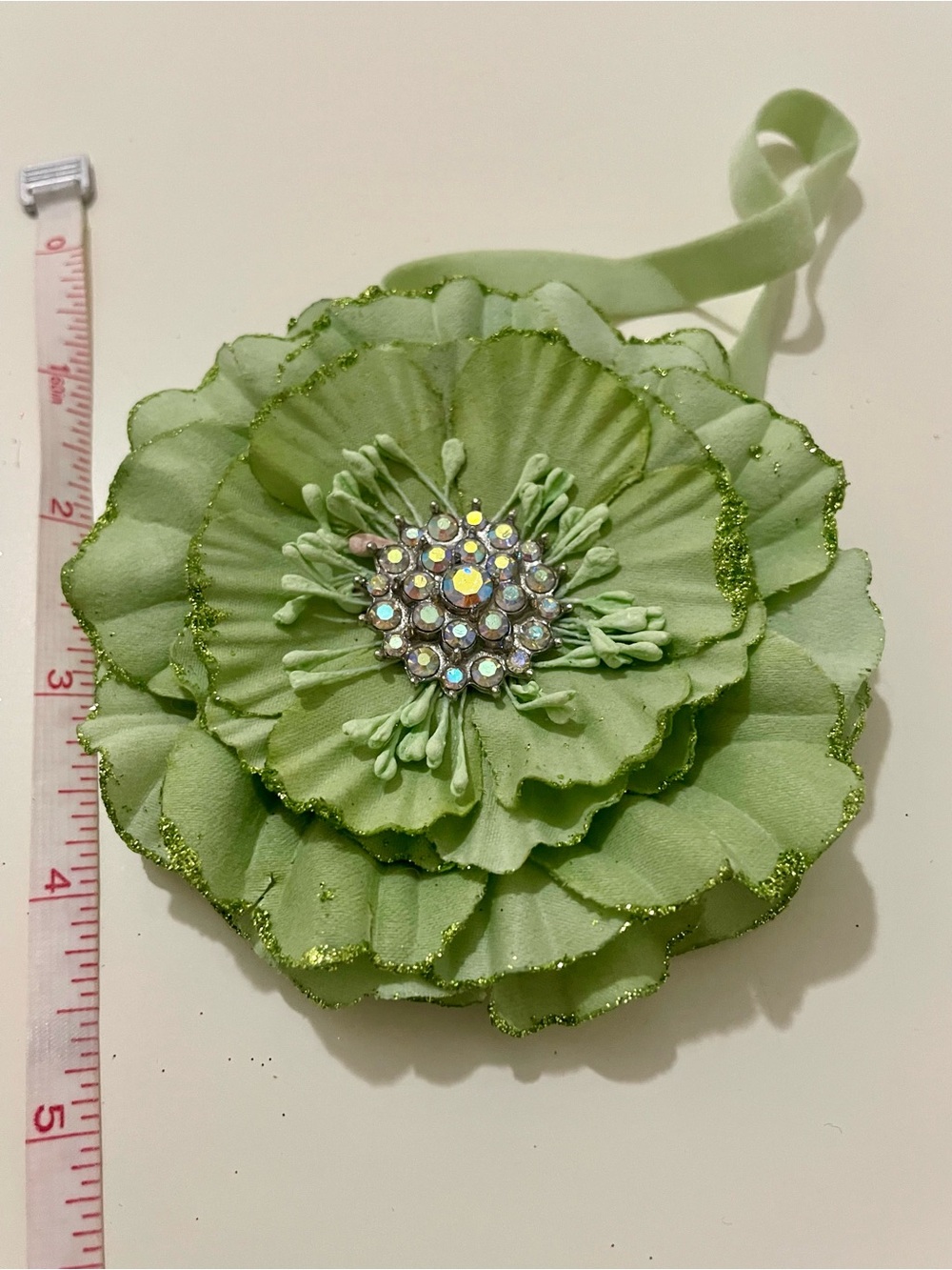 Tieks Signature Green Flower Accessory